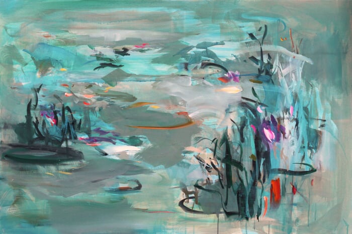 Water Lily Garden by Ute Laum