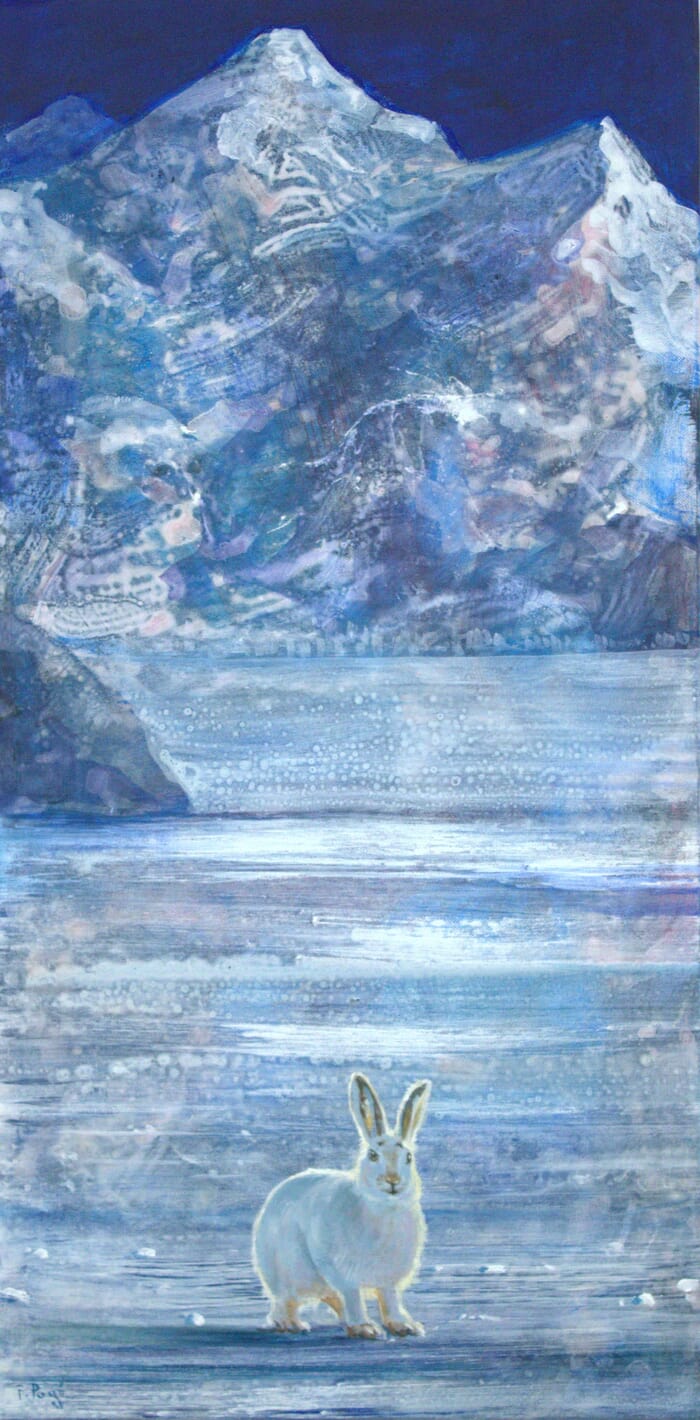  Alors que tout allait bien mal dans le monde, une nuit, m'aventurant sur le lac j'entendis : " Mais pourquoi faites-vous la lumière sur moi?" by François Pagé