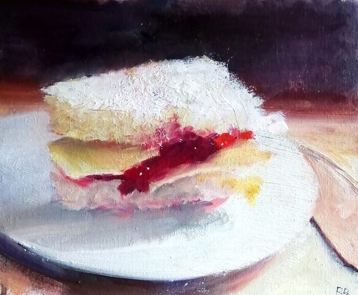 Unfinished sandwich by Rosemary Burn