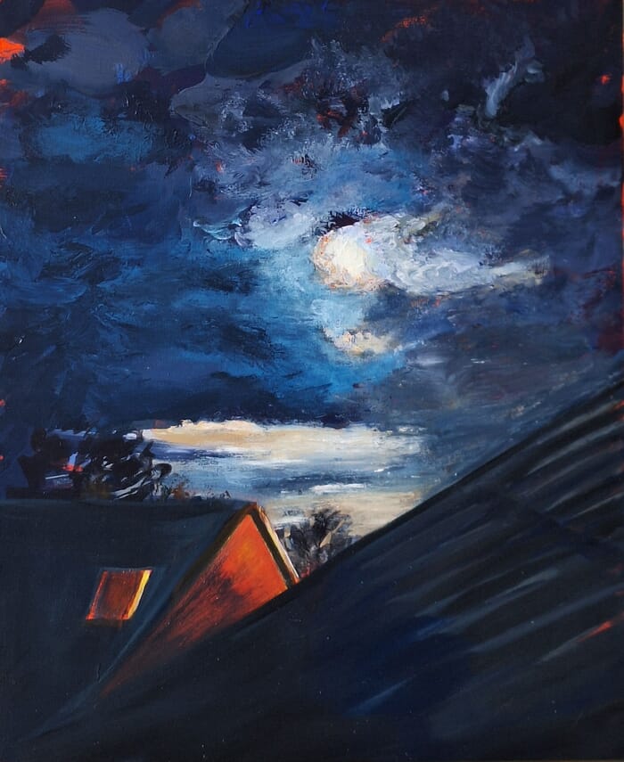 La lune blanche par Valérie LE MEUR