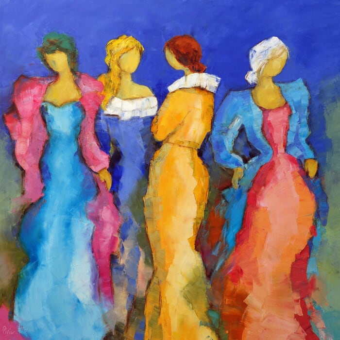 La robe jaune by Régine Pivier-Attolini