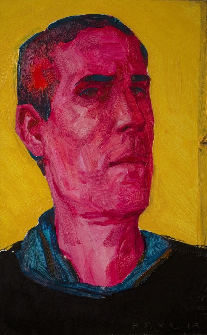 Pop pink yellow selfportrait von Olivier Payeur