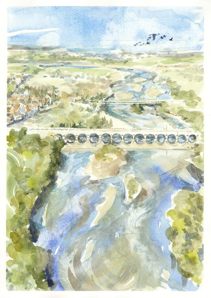 Bec d'Allier - France par Thierry Machuron