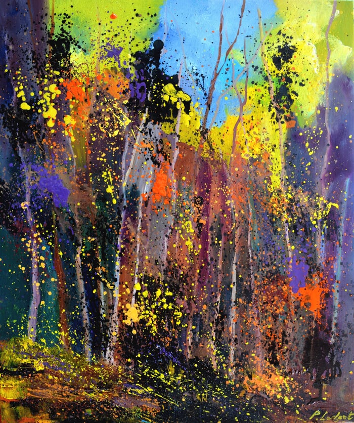 Dancing autumn leaves  by Pol Ledent