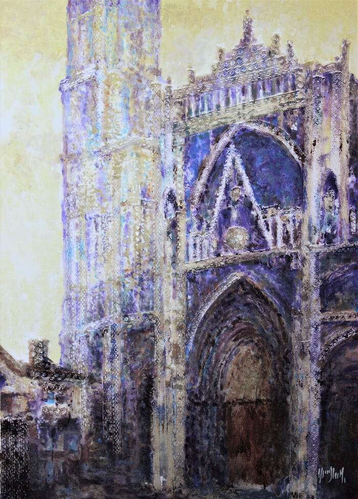 Cathédrale de Rouen en dentelle, no.6 von Wayne Sleeth