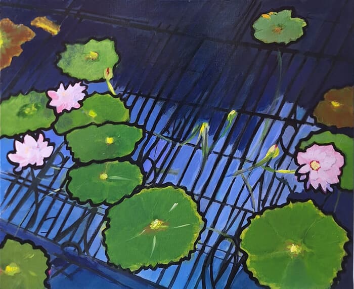 Water lilies at Kew Gardens par Valérie LE MEUR