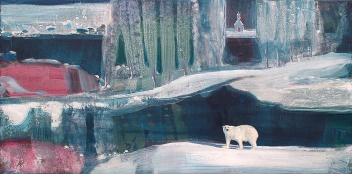 Alors que le nuit silencieuse tapissait le paysage, une voix abyssale comme celle d'un conte ancien me dit: Mais pourquoi fais-tu la lumière sur moi? par François Pagé