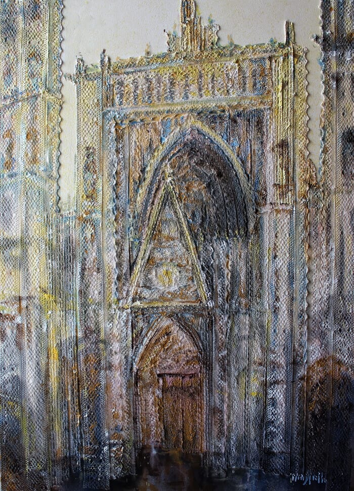 Rouen Cathedral avec Dentelle no.10 by Wayne Sleeth