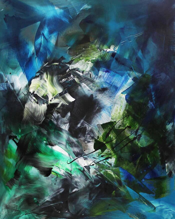 Echoes of Green and Blue by Paresh Nrshinga - FRSA