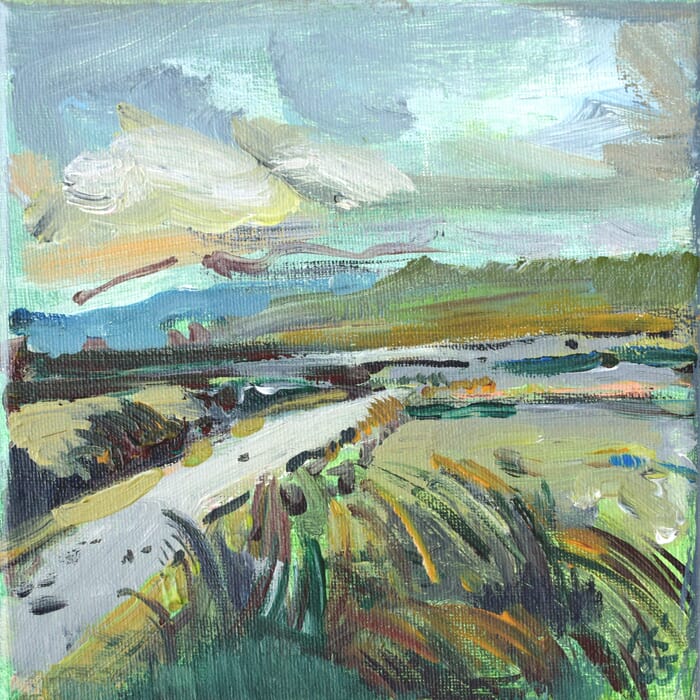 Ireland fields von Asta Kulikauskaite Krivickiene