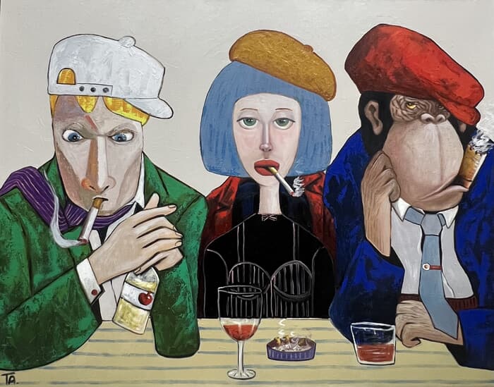 Deep in thought by Ta Byrne