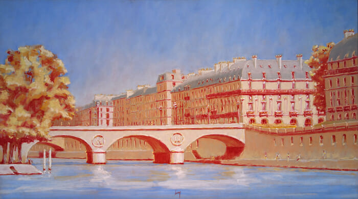 Pont Saint-Michel, Paris by François Cusson