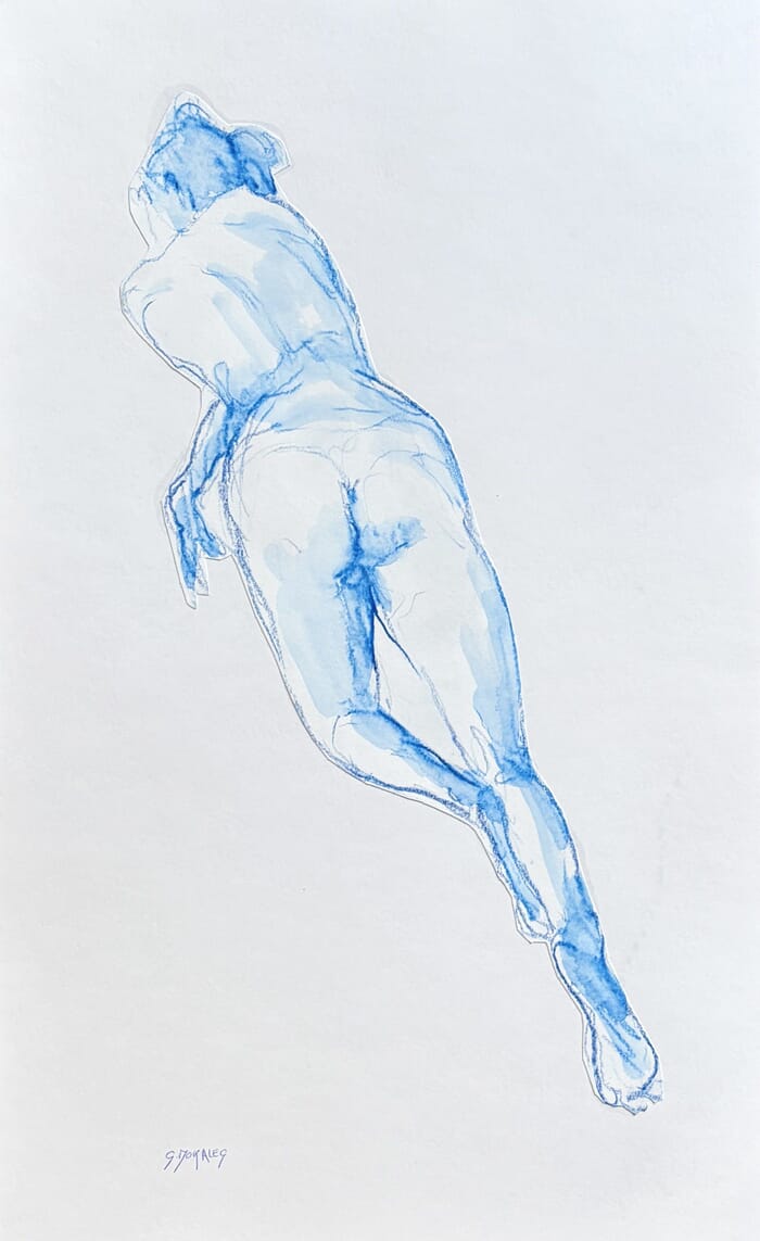 blue nuage von Géraldine Morales