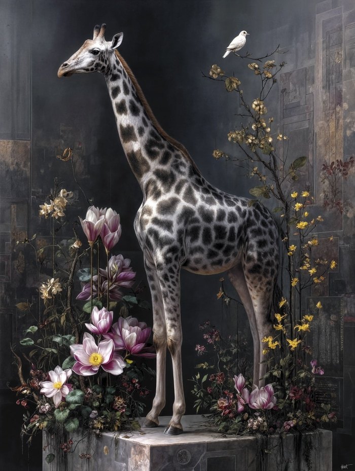 ELEGANT GIRAFFE by HOLLY WATT