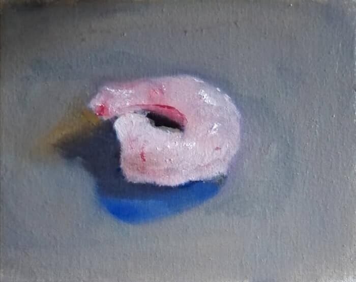 Defrosting prawn by Rosemary Burn