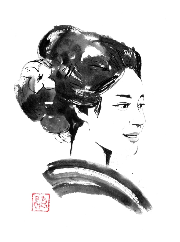 Young woman par Péchane