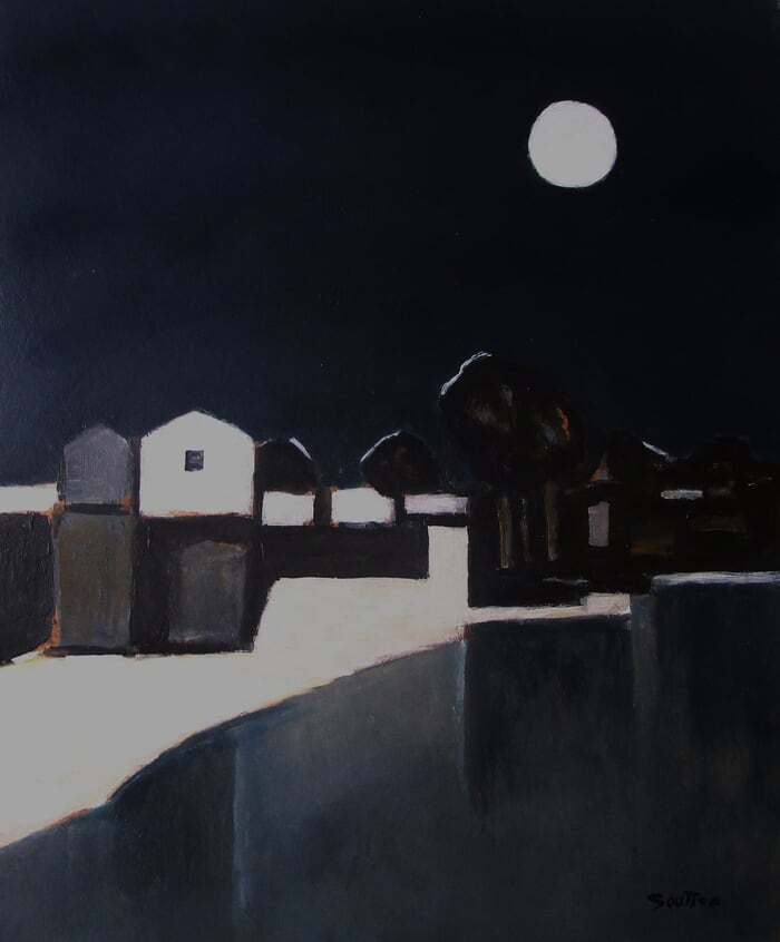 Nuit de pleine lune. par Michel de Gouttes