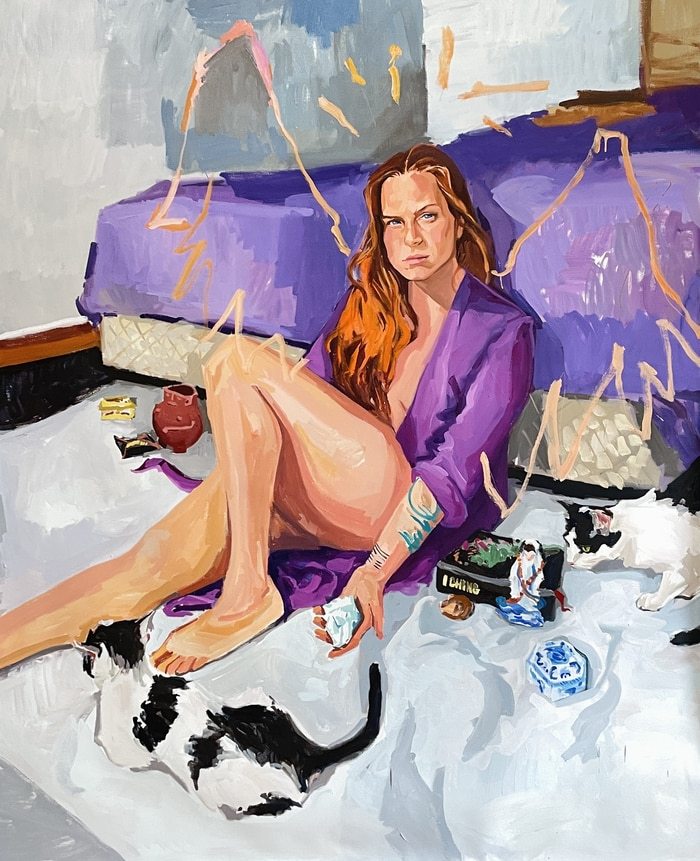 Julia en el altar par Lola Erhart