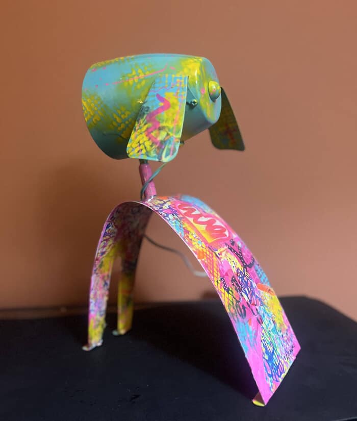 Pop art dog lamp by ART'MONY