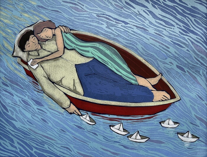 Love notes and little boats by Mychael Barratt