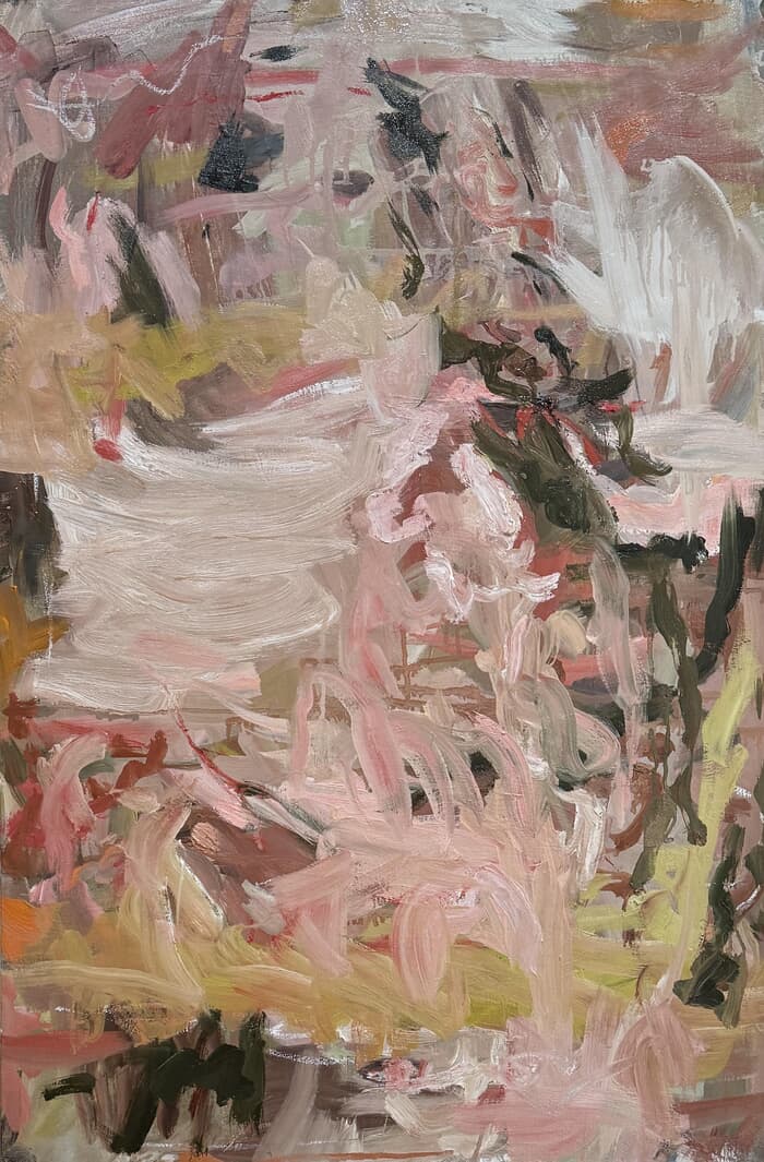 Woman in a Pink Storm by Martine Kasmin