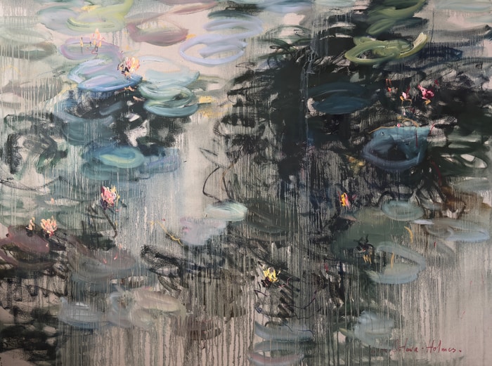 Summer rain. Reflections  par Lilia Orlova-Holmes