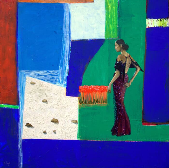 La rencontre avec Okuni au jardin de la source von François Pagé