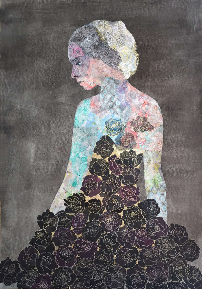 Roses sombres by Cécile Duchêne-Malissin