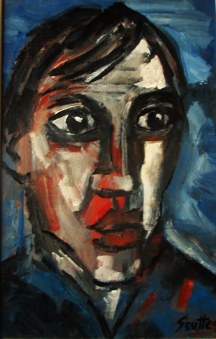 Portrait au reflet blanc by Michel de Gouttes