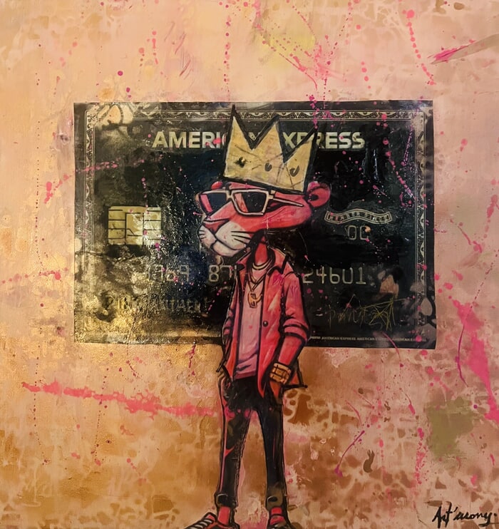 Pink Panther American express by ART'MONY