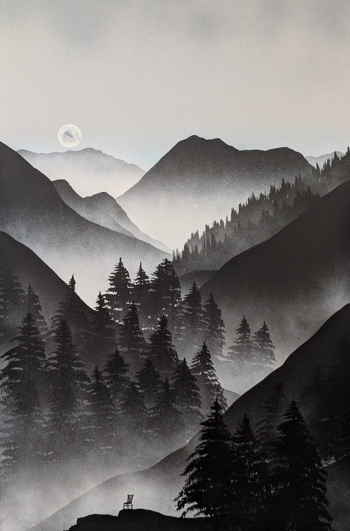 Moonlit Solitude by Robert Owen Bloomfield