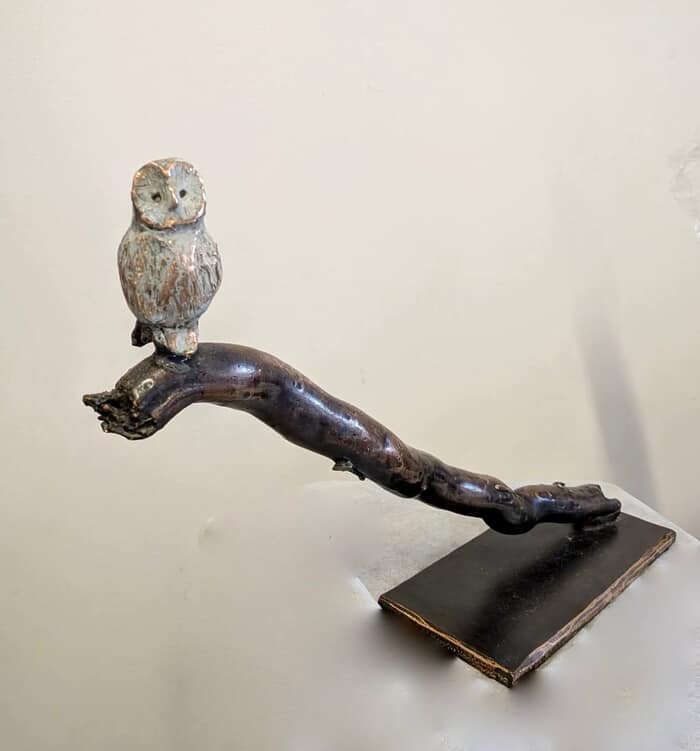 Petite chouette polaire by Adeline Weber Guibal