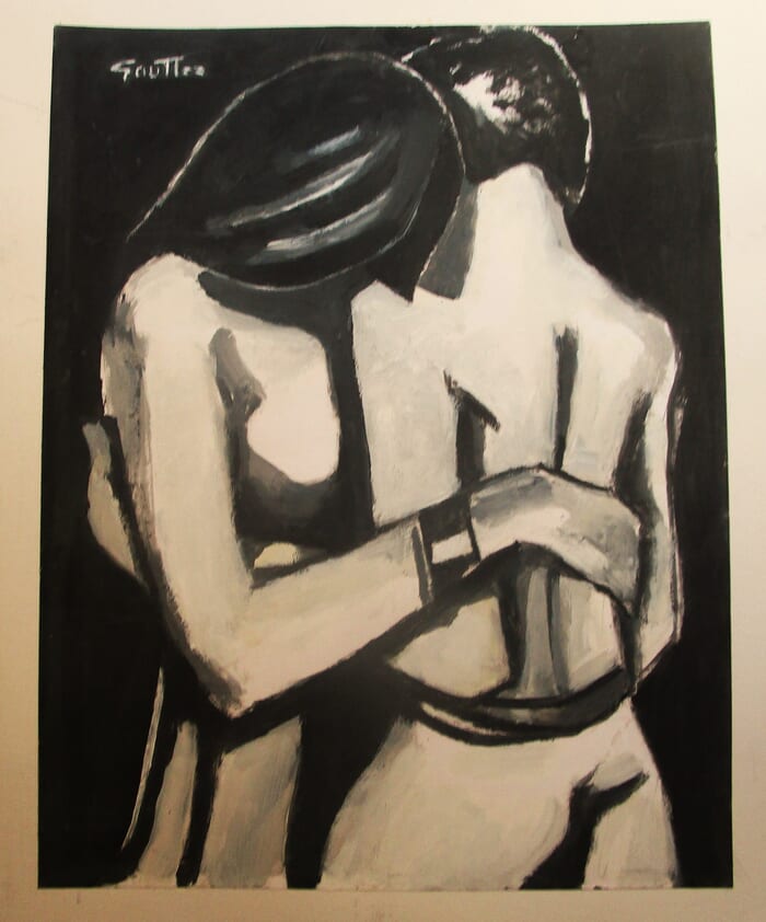 Amoureuse confidence by Michel de Gouttes