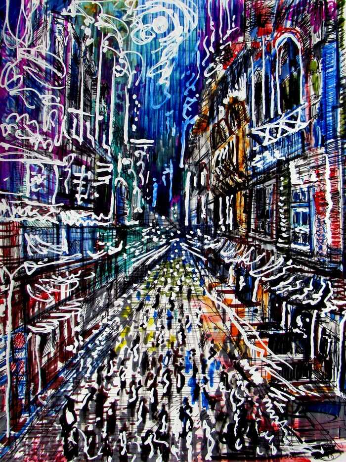 FOULE BLANCHE by Thibault Lepeudry