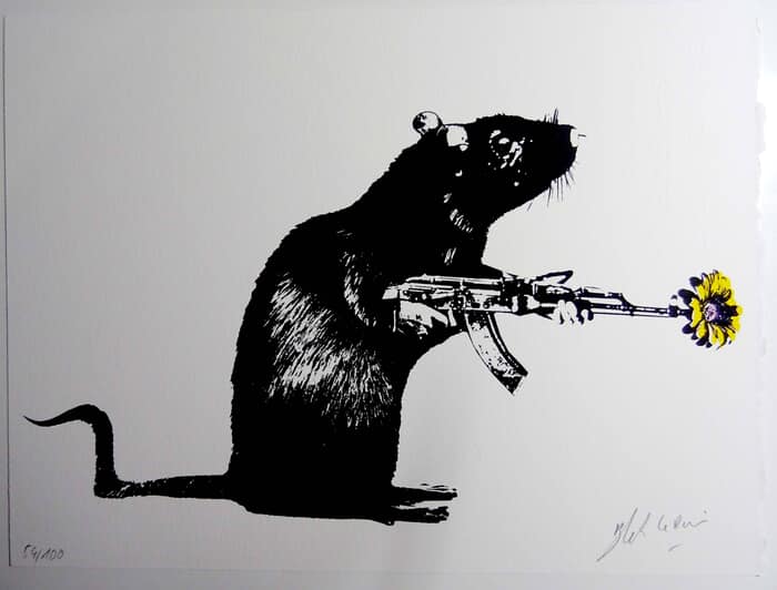 Le Guerrier – édition spéciale par Blek Le Rat