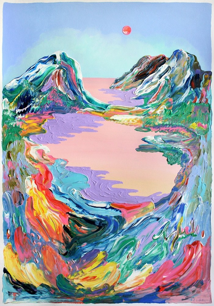 AFTERNOON MOON by Jeanette Lafontine