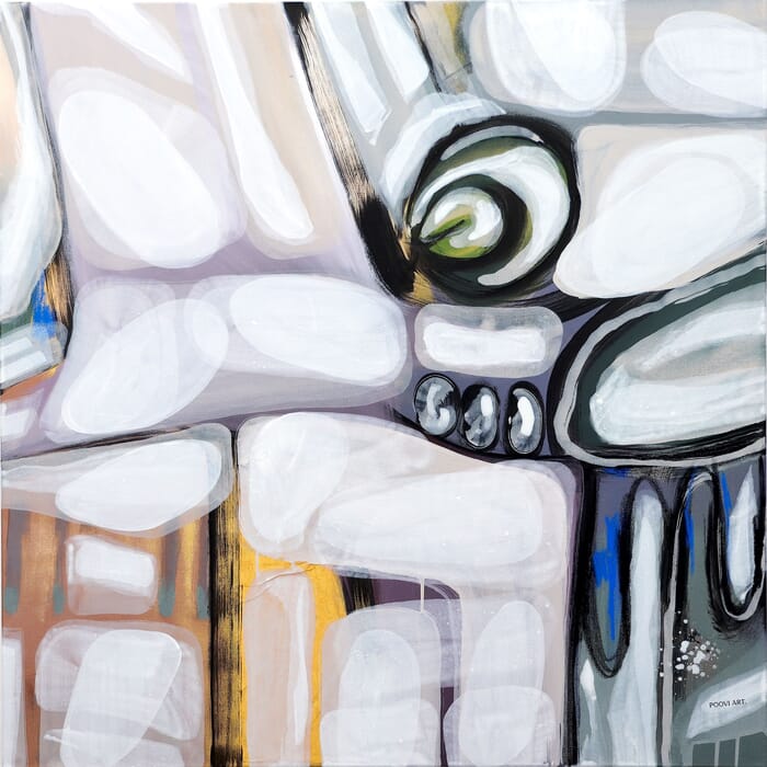 Minimalism- Where I disappear 02 by Poovi Art