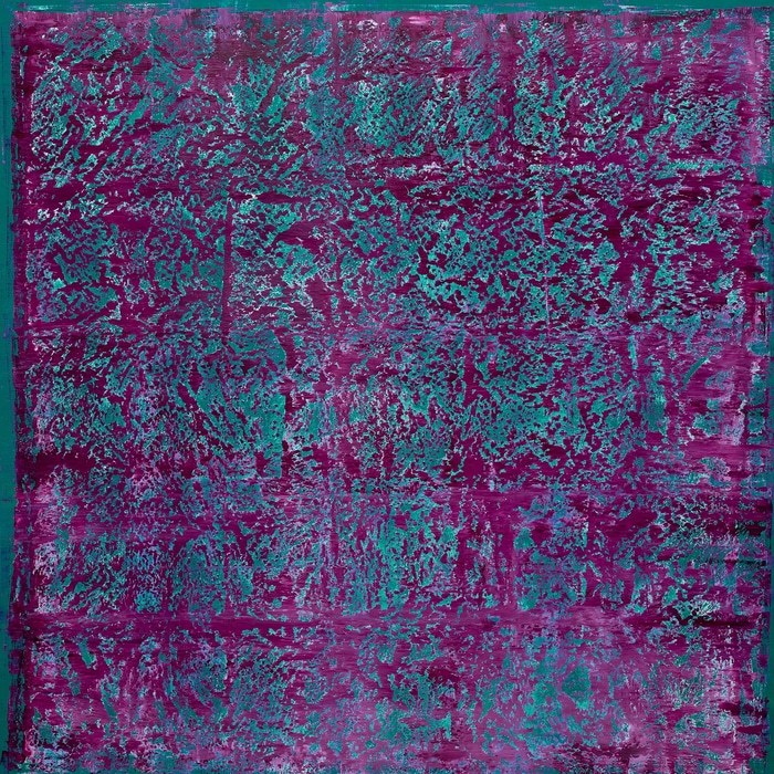 Purple Teal von Nataliia Sydorova