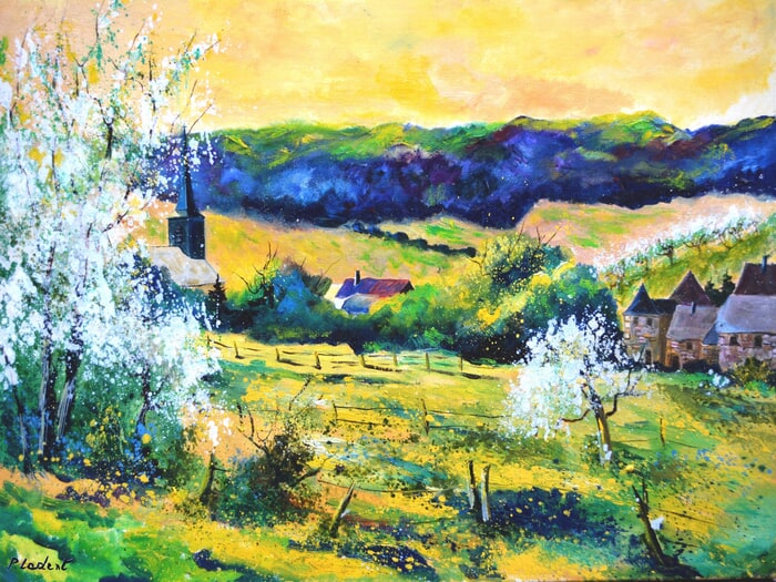 Spring in my countryside  von Pol Ledent