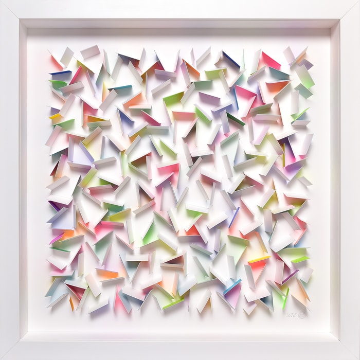 Colorful Rain - 06 by Olga Skorokhod