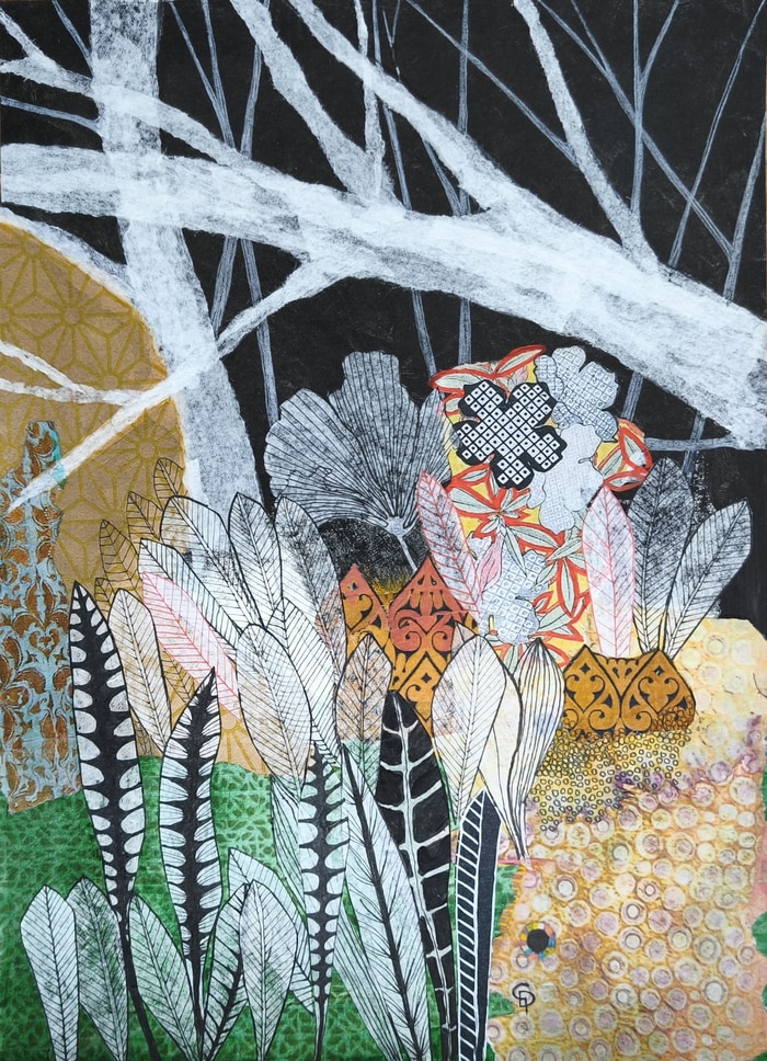 Floraison hybride II von Cécile Duchêne-Malissin