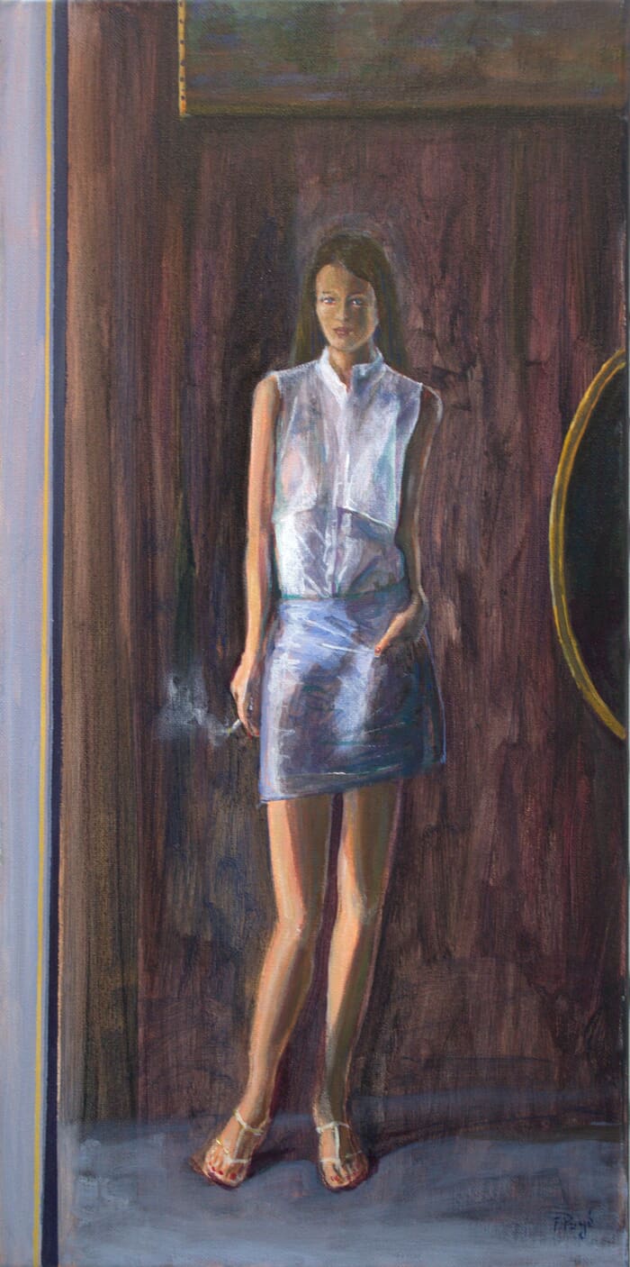 (Apparition) Il m'arrivait parfois de rentrer tard et d’apercevoir au fond d'un couloir, la fille que nous aurions pu avoir. par François Pagé