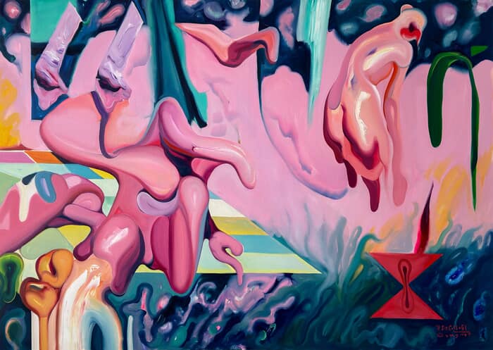 Henry Moore Girls, in the Green von Maxim Fomenko