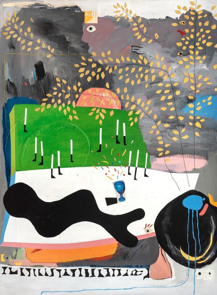 Siesta con música.  von Lobo Velar de Irigoyen