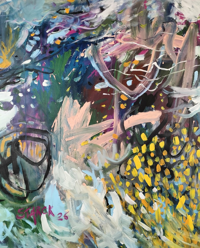 Barefoot walk in the garden von Emily Starck