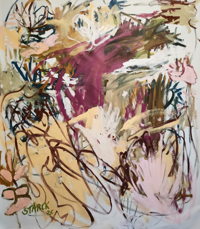 Woman in the garden par Emily Starck