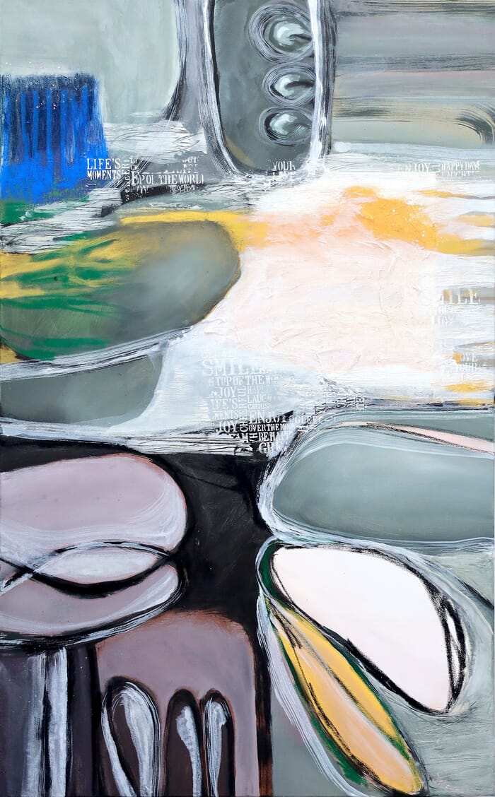 Abstract Minimalism- The quiet felt von Poovi Art