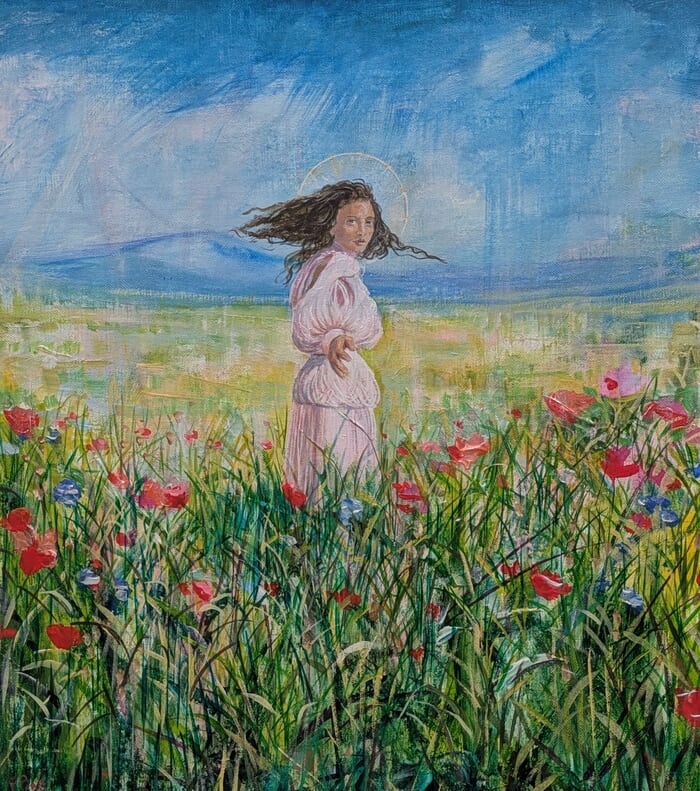 Les adieux de Flore à Zéphyr pendant leur rendez-vous de printemps. von François Pagé