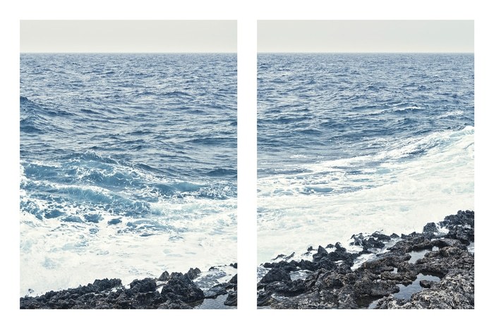 Lampedusa Seascape Diptych #821-22 by Filippo Brancoli Pantera