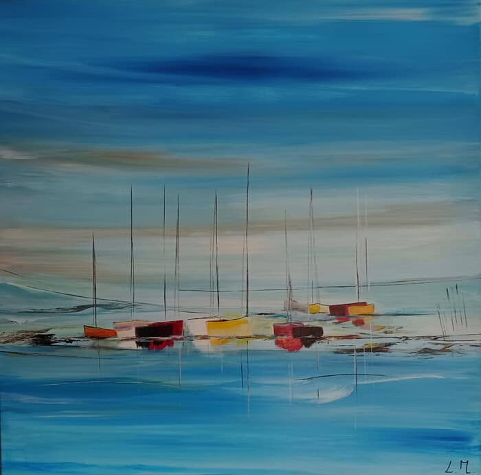 Dans les bleus de mer par Lydie Massou